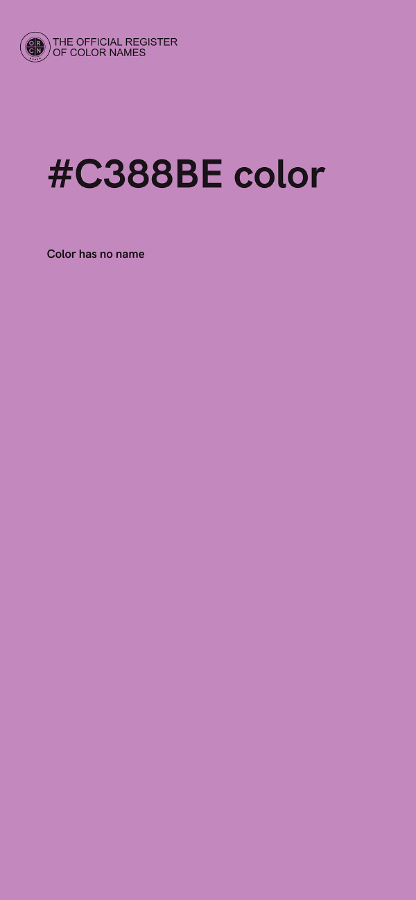 #C388BE color image