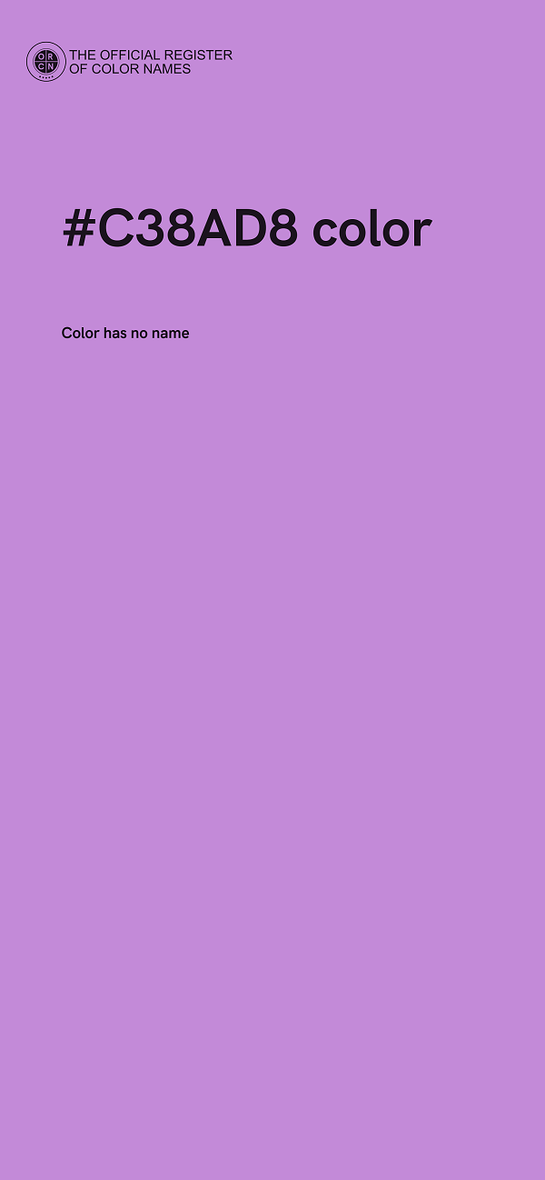 #C38AD8 color image
