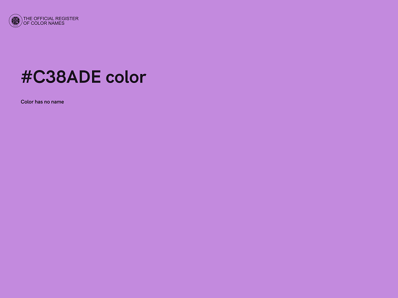 #C38ADE color image
