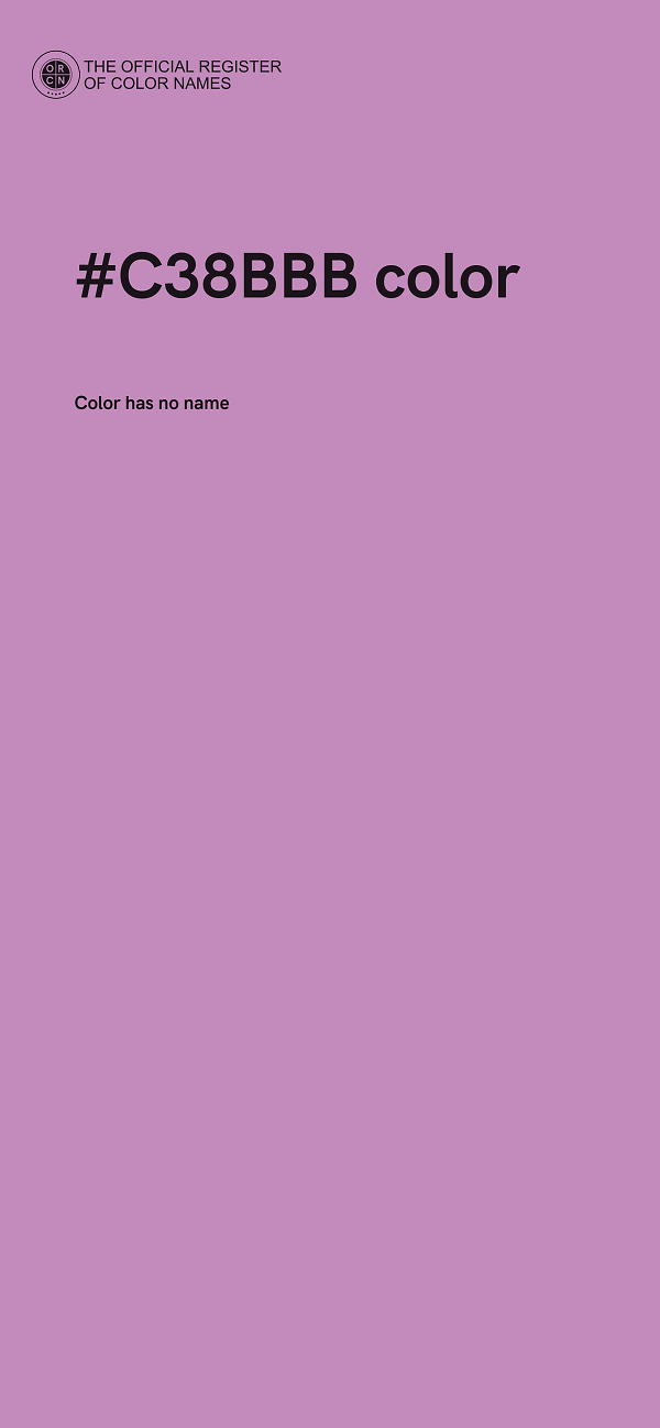#C38BBB color image