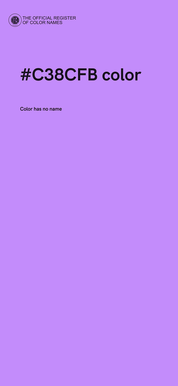 #C38CFB color image