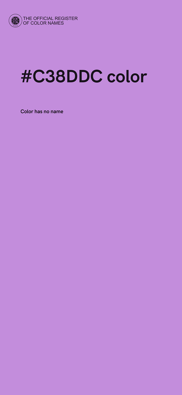 #C38DDC color image