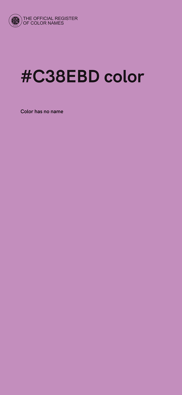 #C38EBD color image
