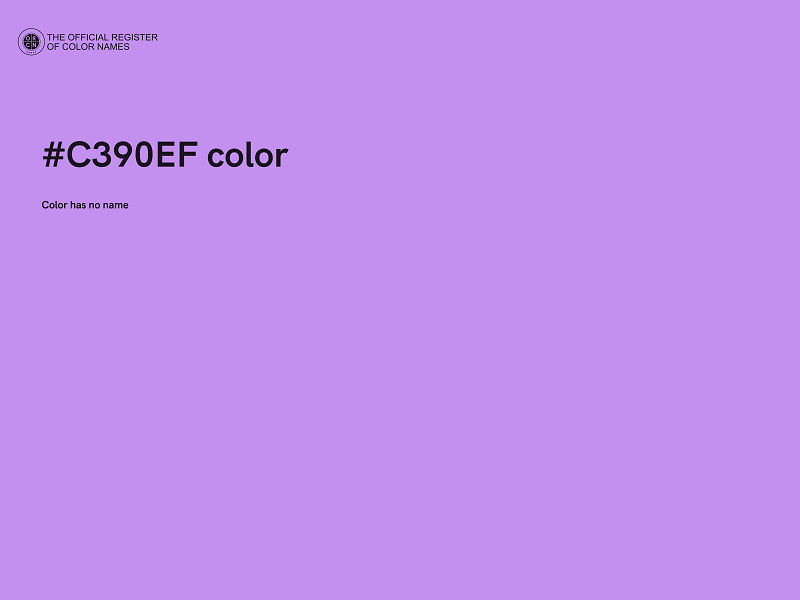 #C390EF color image