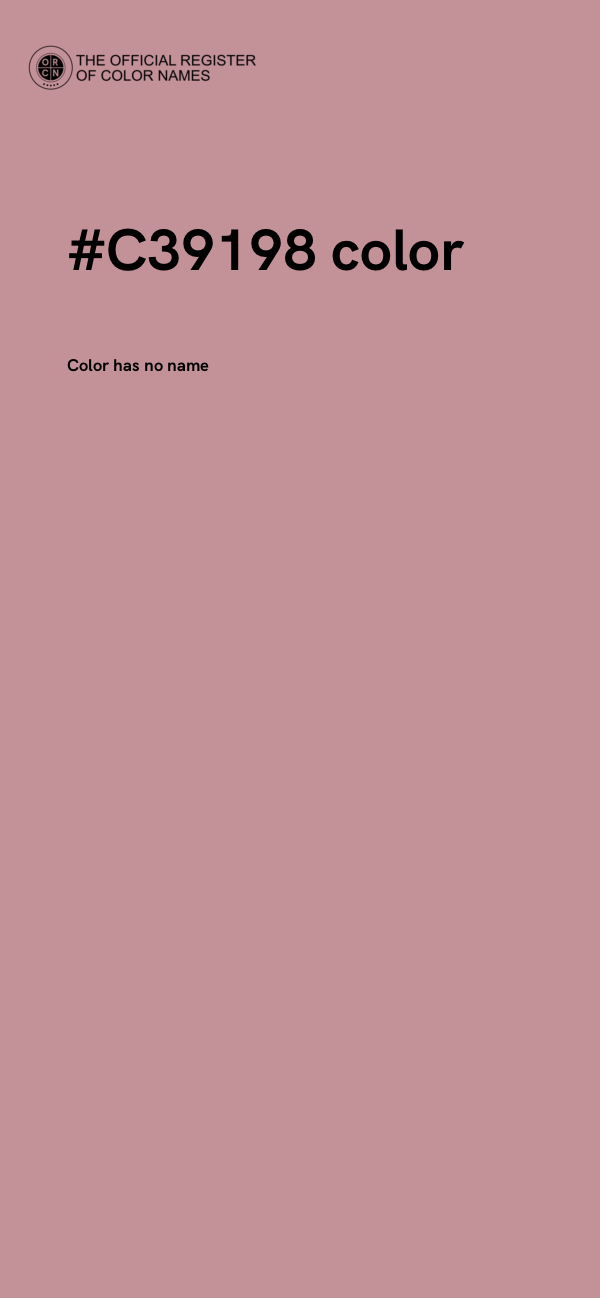 #C39198 color image