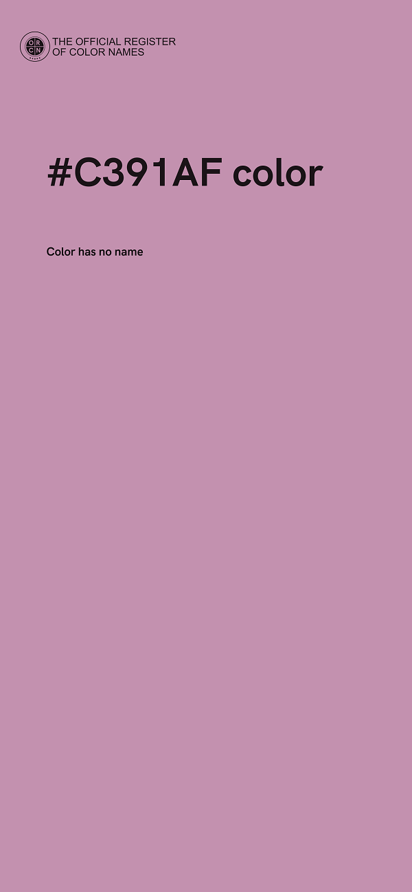 #C391AF color image