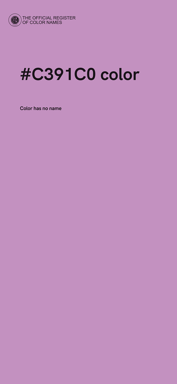 #C391C0 color image