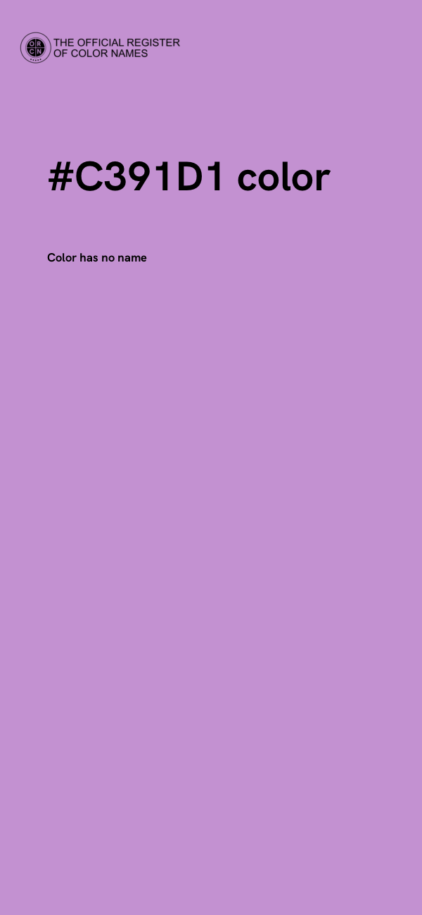 #C391D1 color image