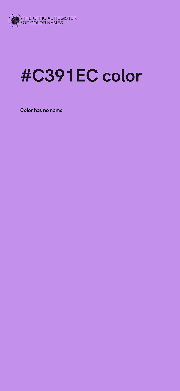 #C391EC color image
