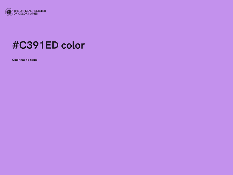 #C391ED color image