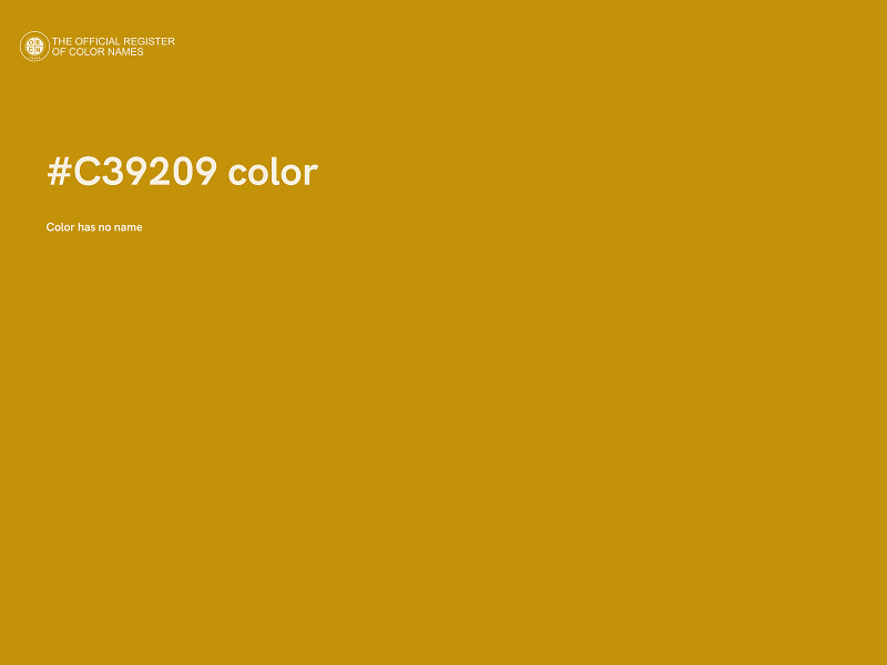 #C39209 color image
