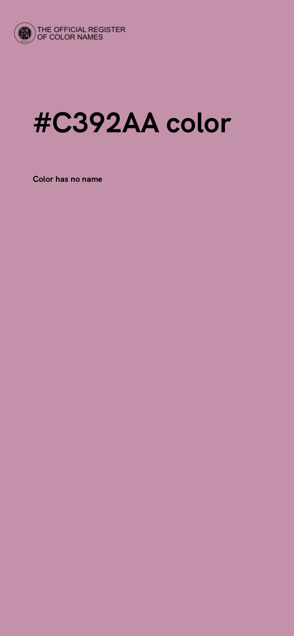 #C392AA color image