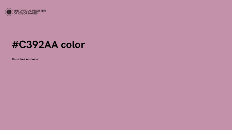 #C392AA color image