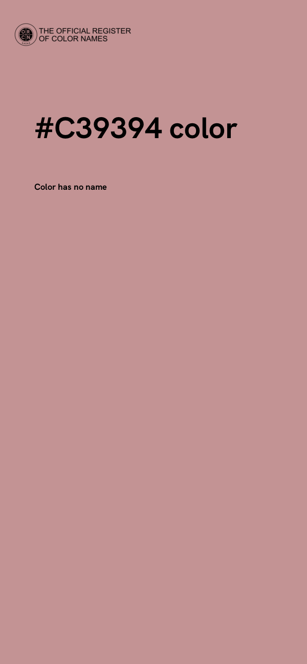 #C39394 color image