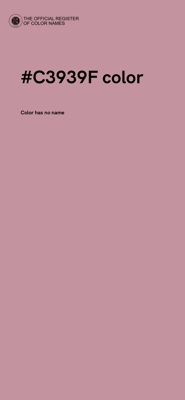 #C3939F color image