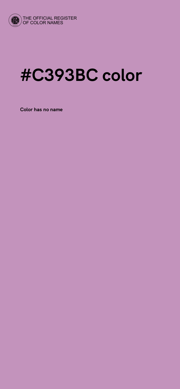 #C393BC color image