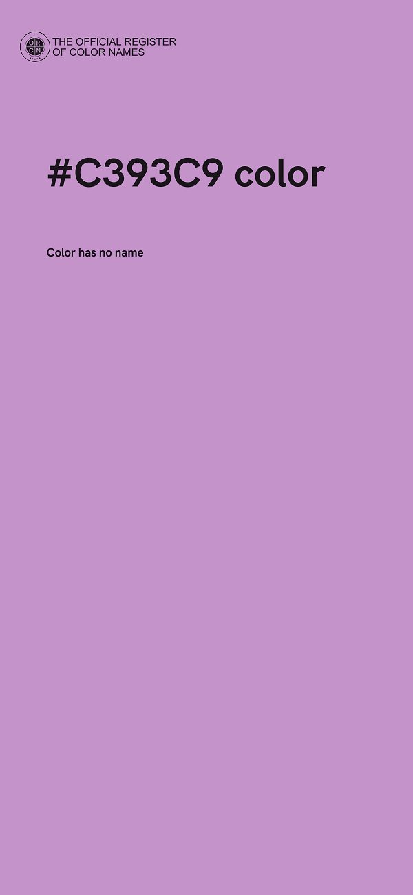 #C393C9 color image