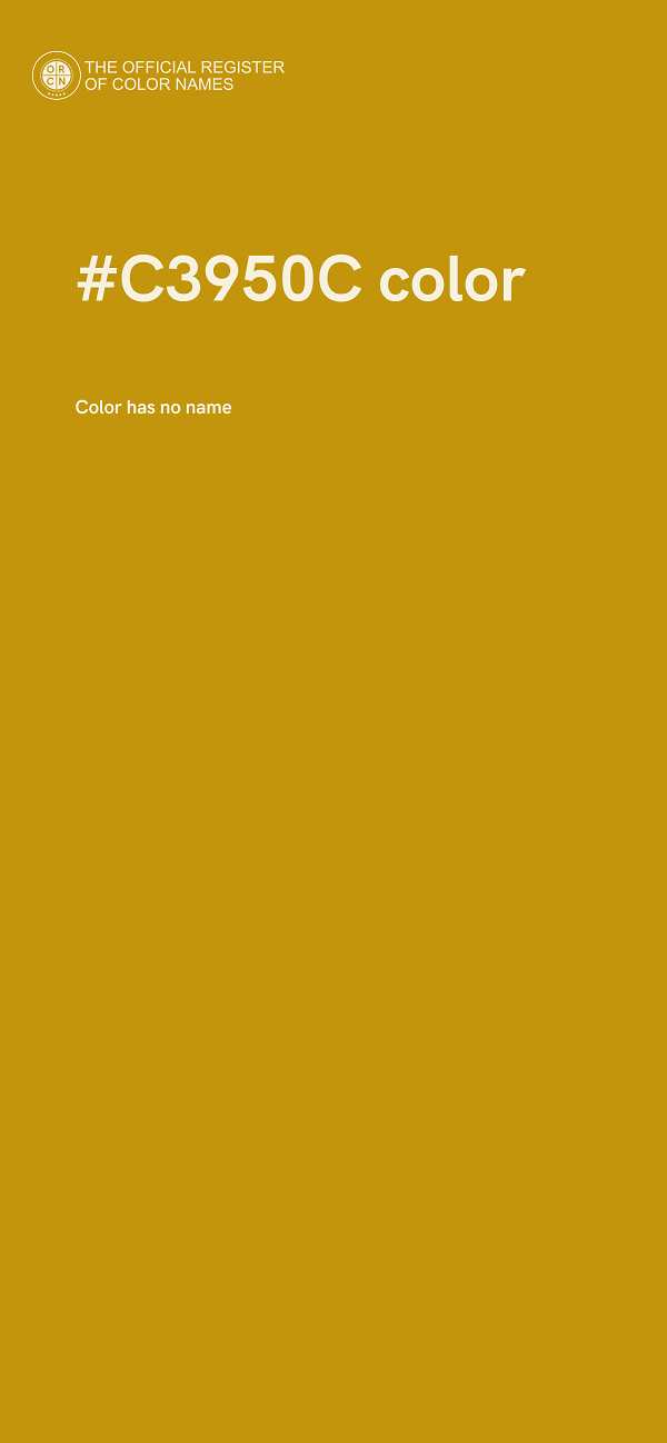 #C3950C color image