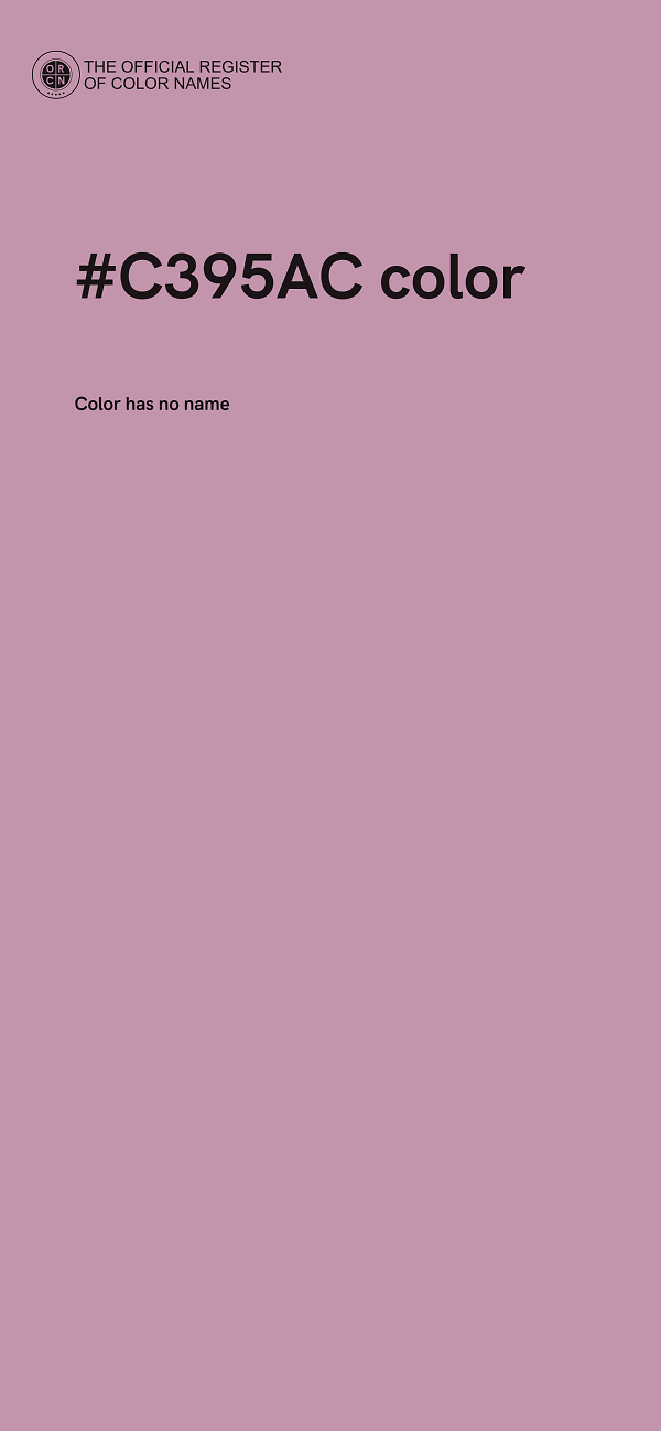 #C395AC color image