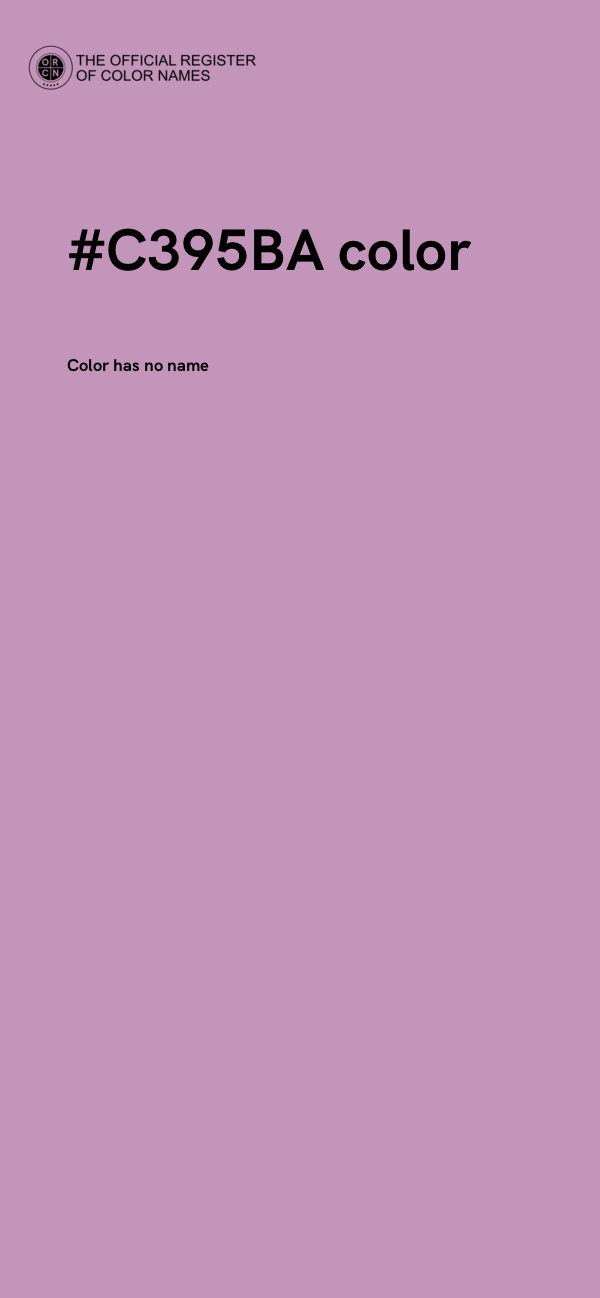 #C395BA color image