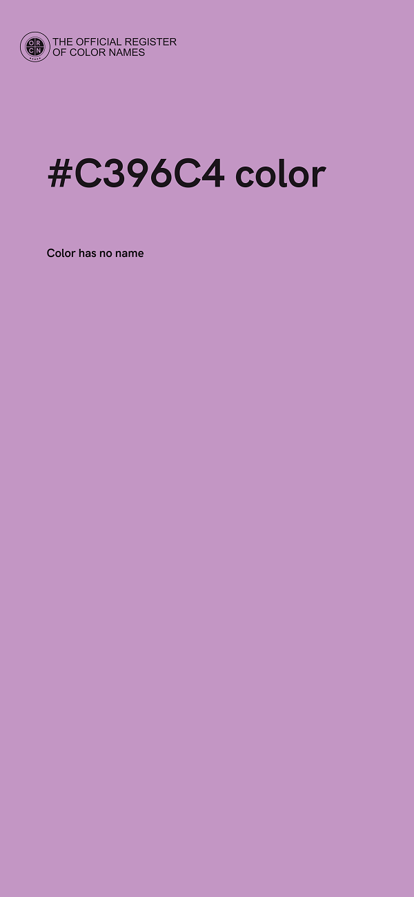 #C396C4 color image