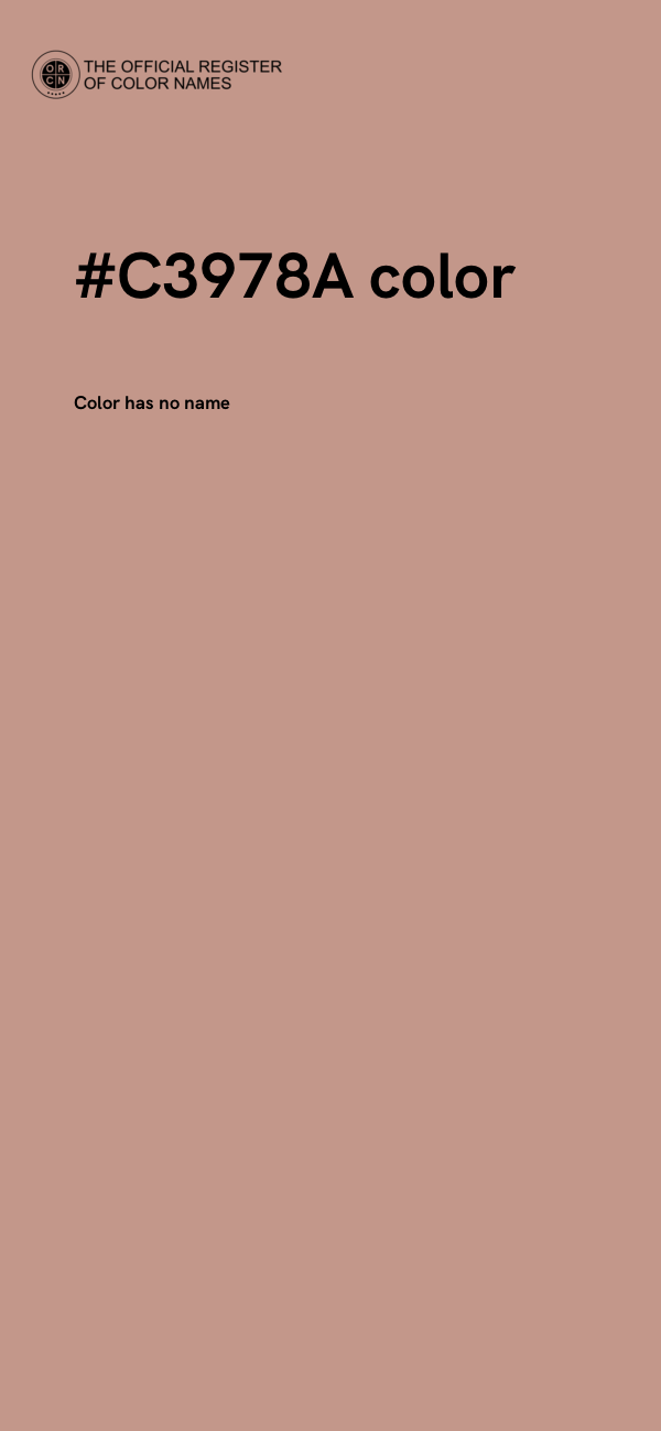 #C3978A color image