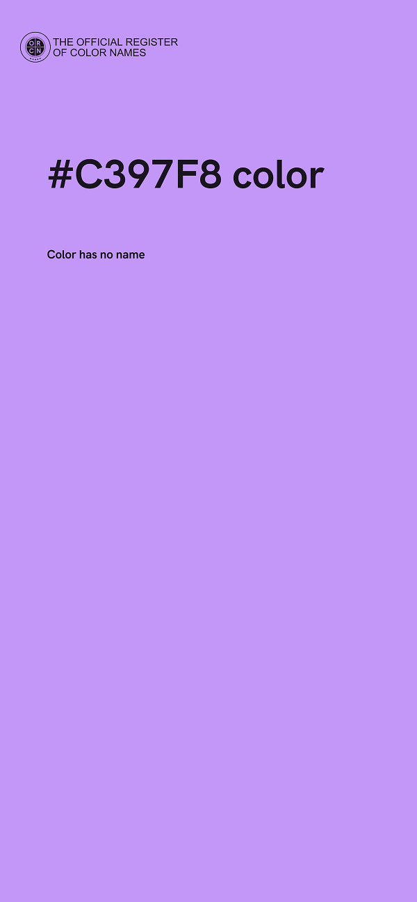 #C397F8 color image