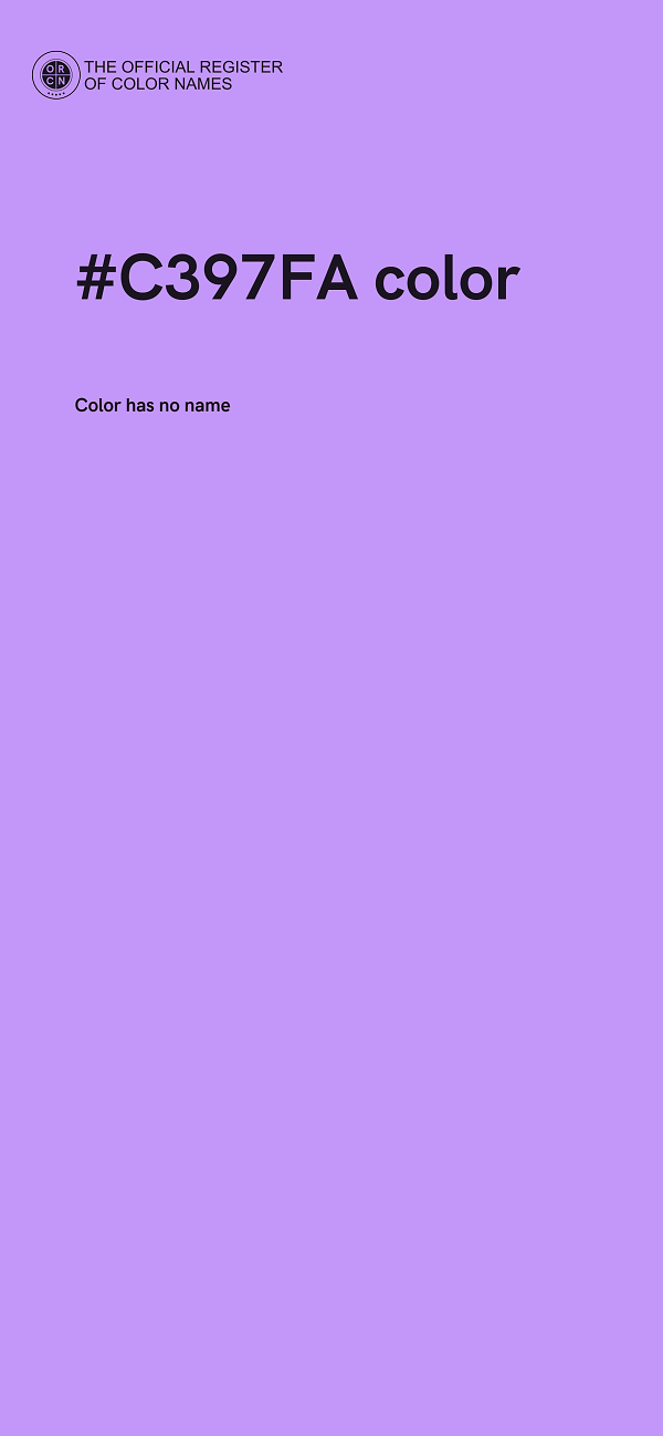 #C397FA color image