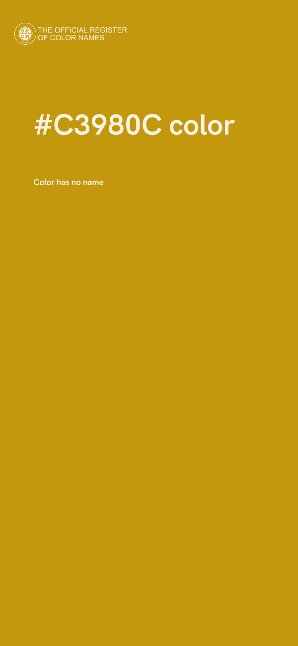 #C3980C color image