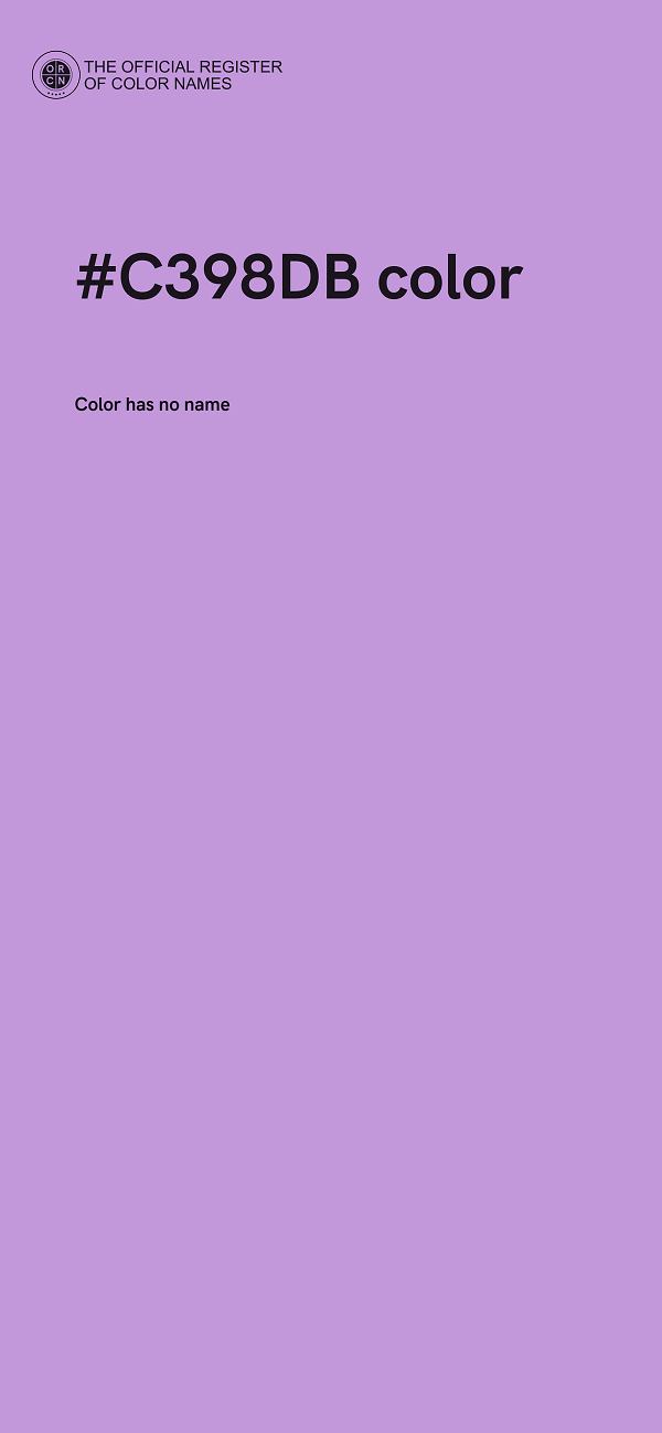#C398DB color image