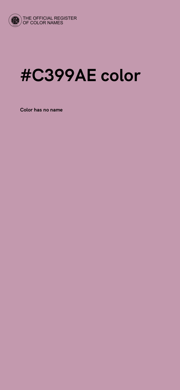 #C399AE color image