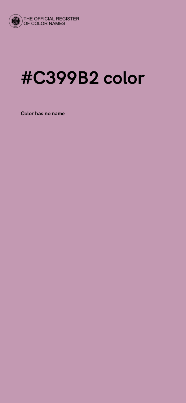 #C399B2 color image