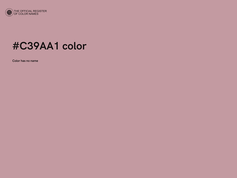 #C39AA1 color image