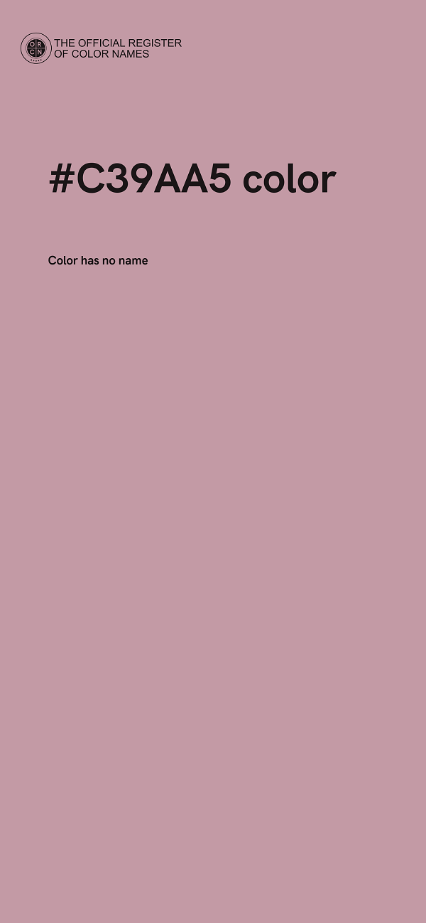 #C39AA5 color image
