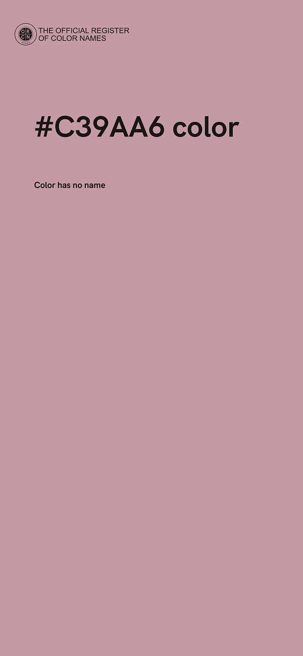 #C39AA6 color image
