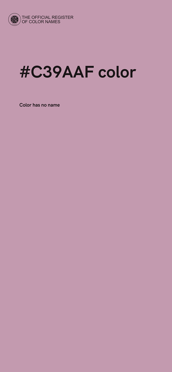 #C39AAF color image