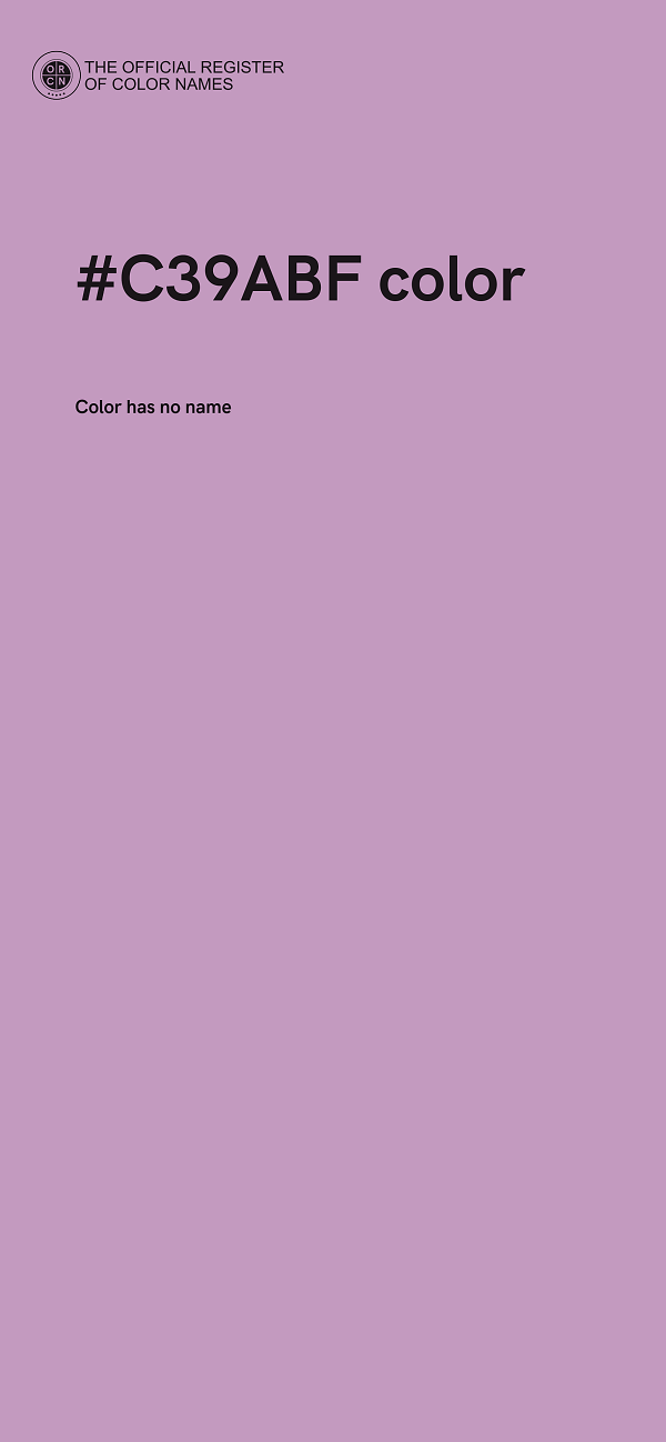 #C39ABF color image