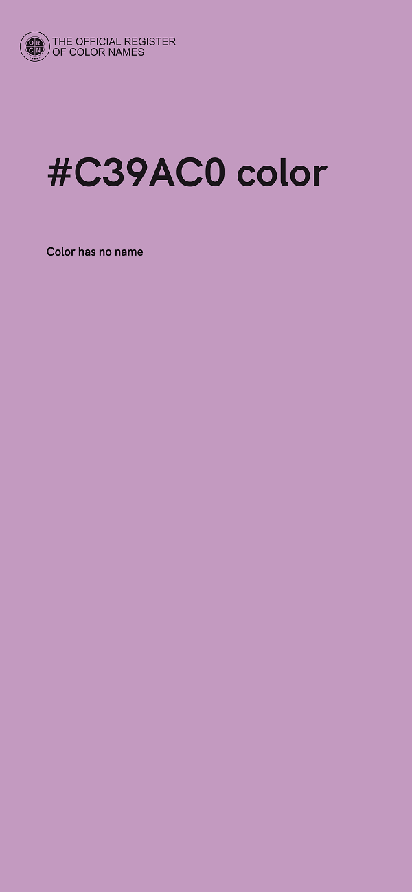 #C39AC0 color image