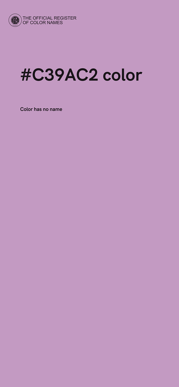 #C39AC2 color image