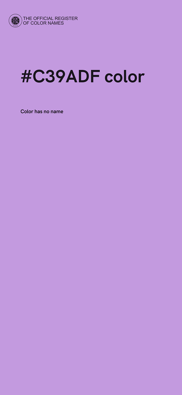 #C39ADF color image