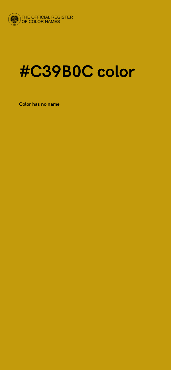 #C39B0C color image