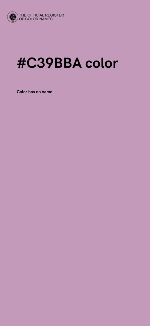 #C39BBA color image