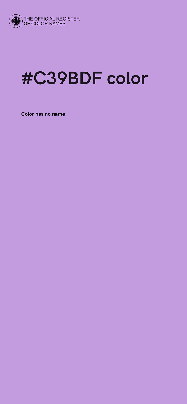 #C39BDF color image