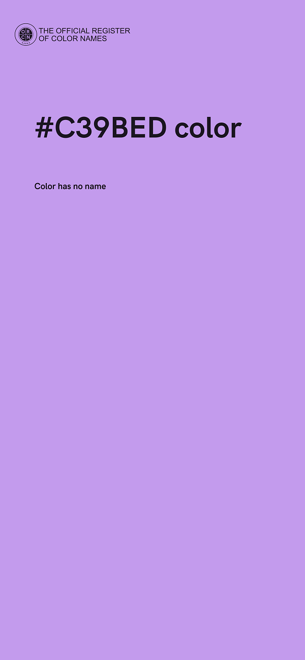 #C39BED color image