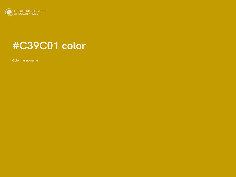 #C39C01 color image