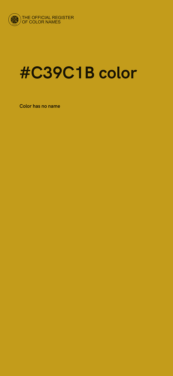 #C39C1B color image