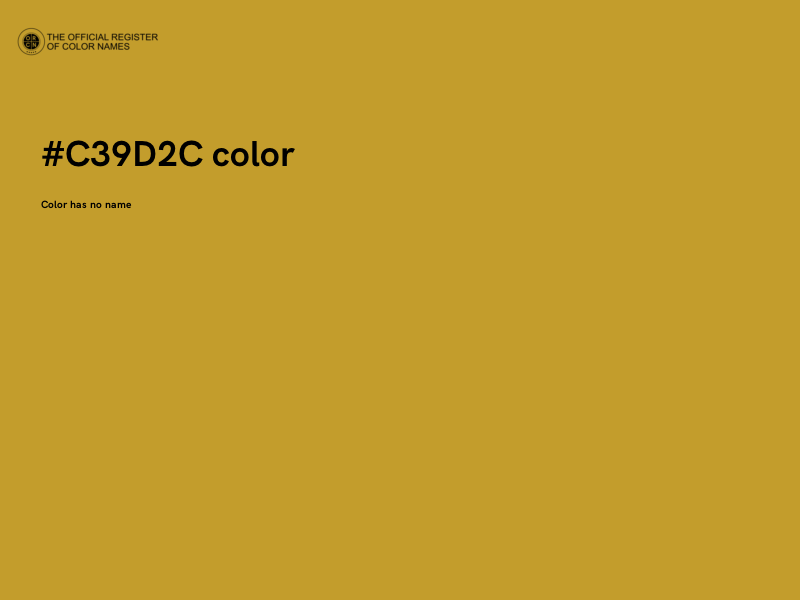 #C39D2C color image