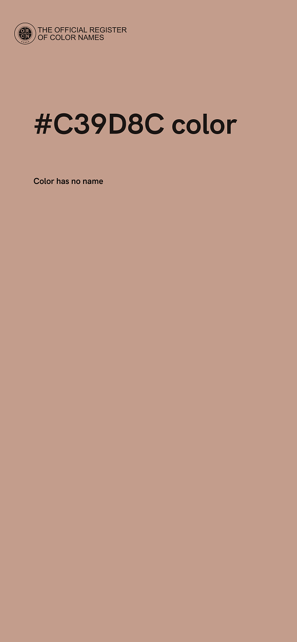 #C39D8C color image