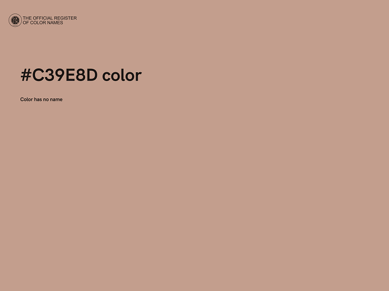 #C39E8D color image