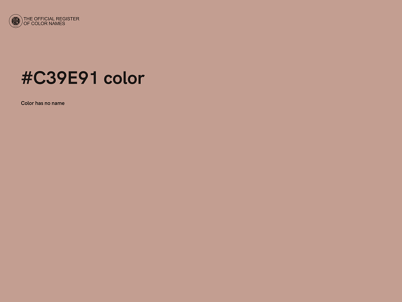 #C39E91 color image